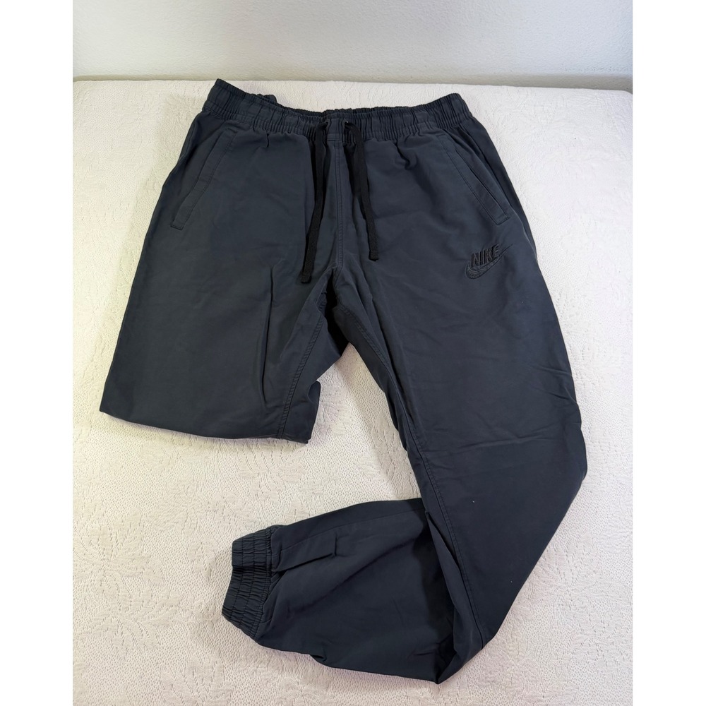 Nike Sportswear Woven Jogger Pants Black 804325-010 Mens Large